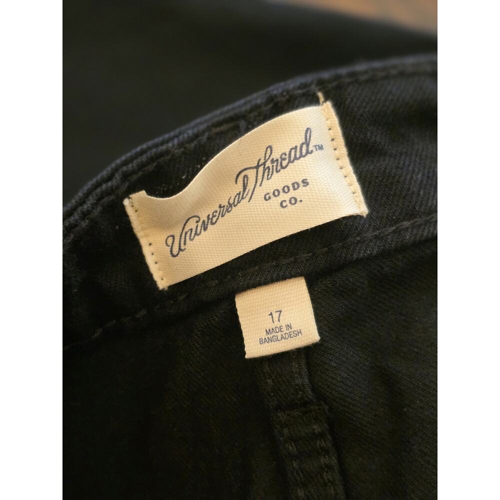 Universal Thread Women’s Highest-Rise Straight Leg Jeans Black Size 17 Regular - Picture 7 of 7
